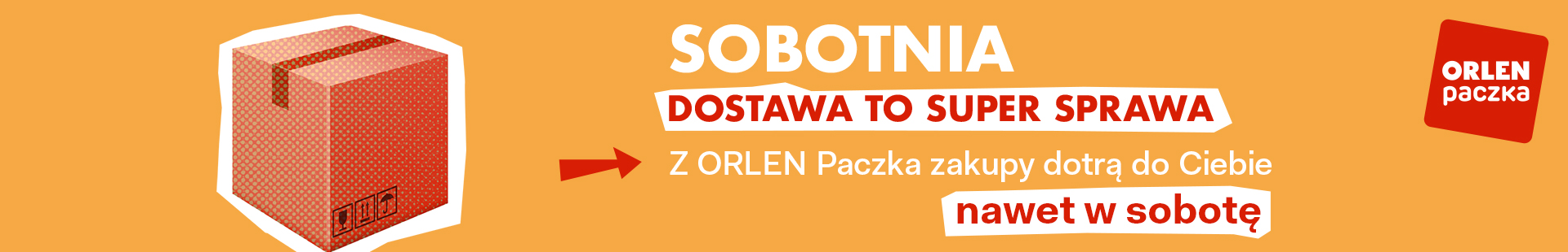 Sobotnia dostawa baner